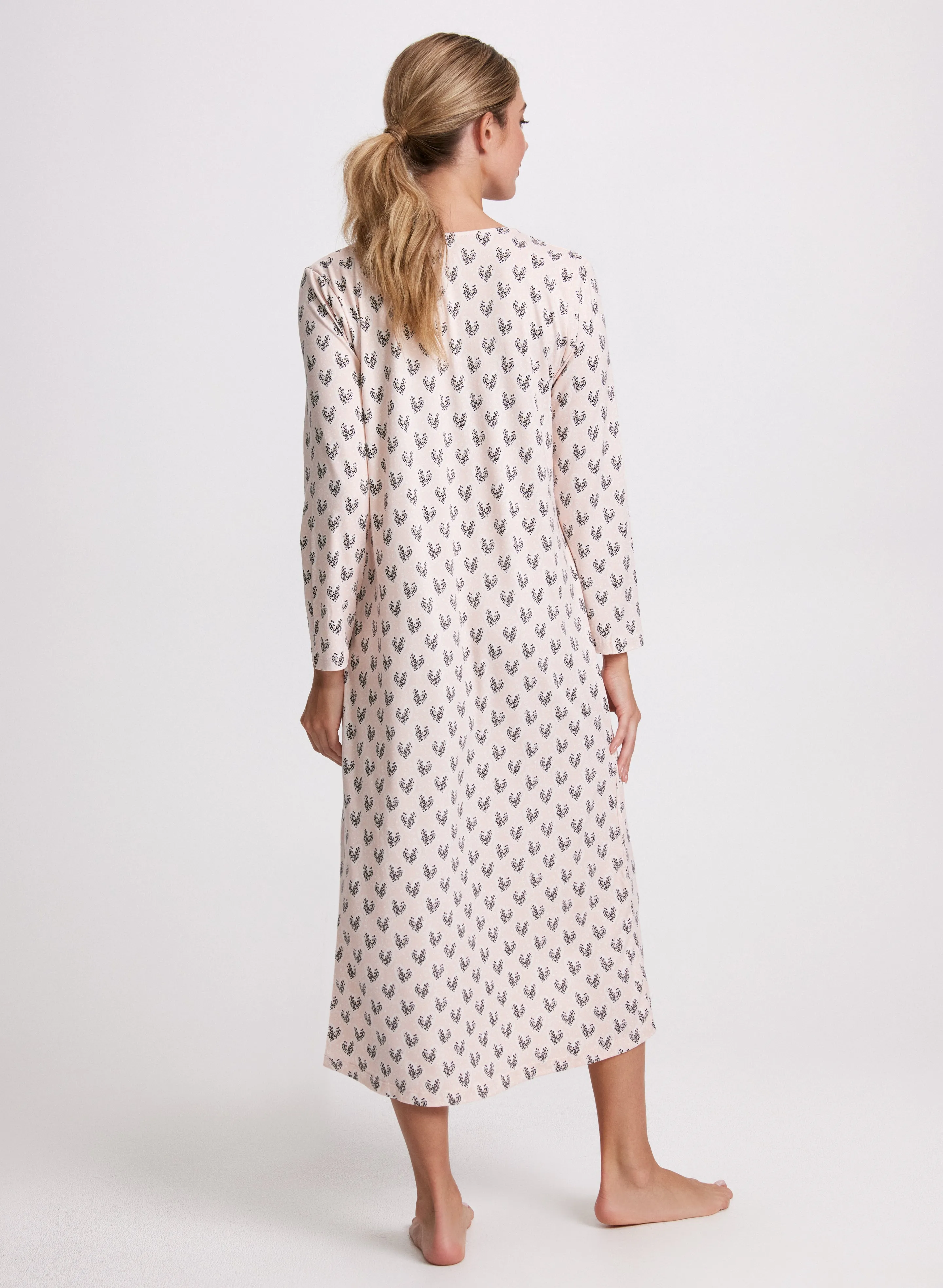 Abstract Heart Nightgown