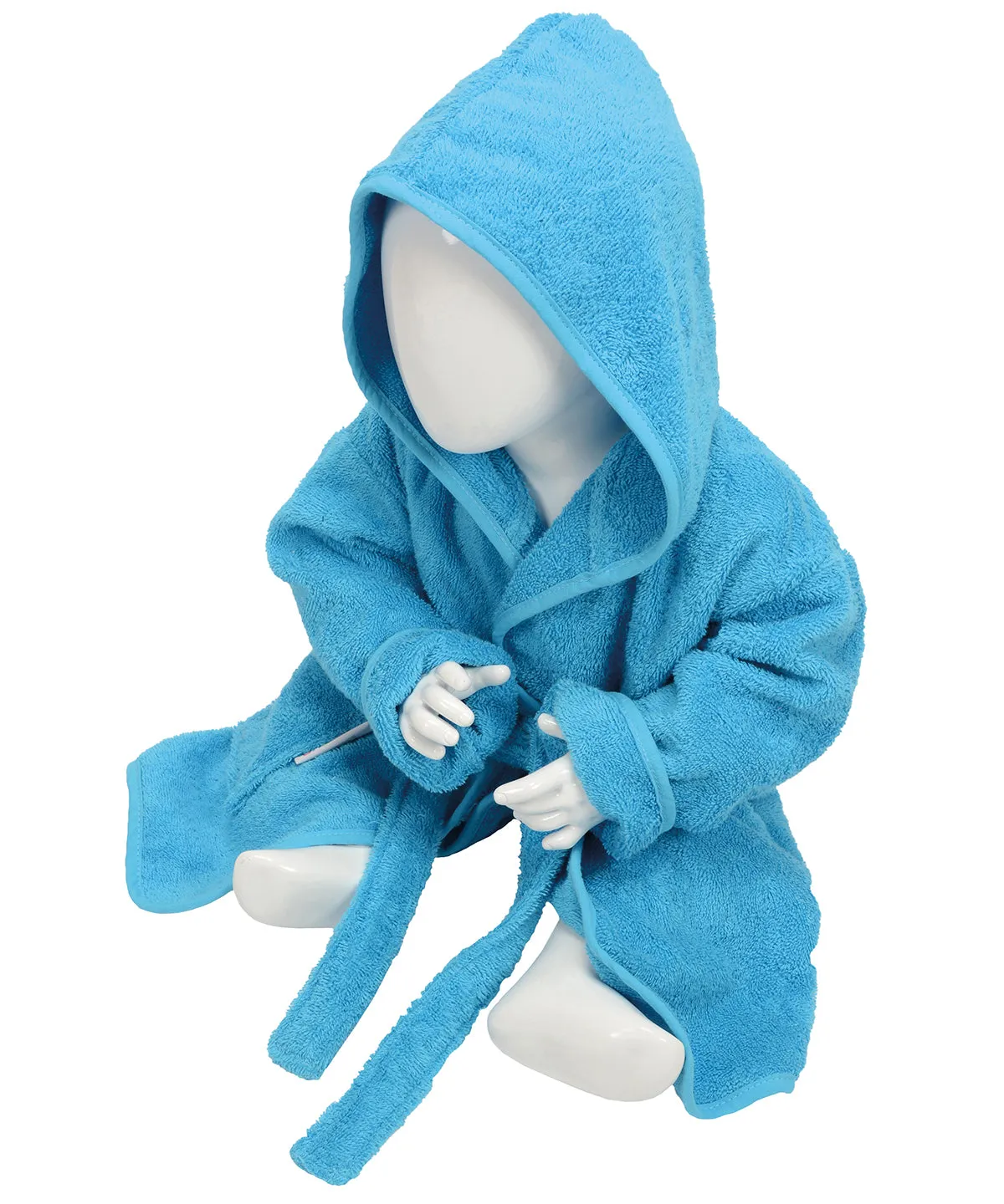 ARTG® Babiezz® hooded bathrobe | Aqua Blue