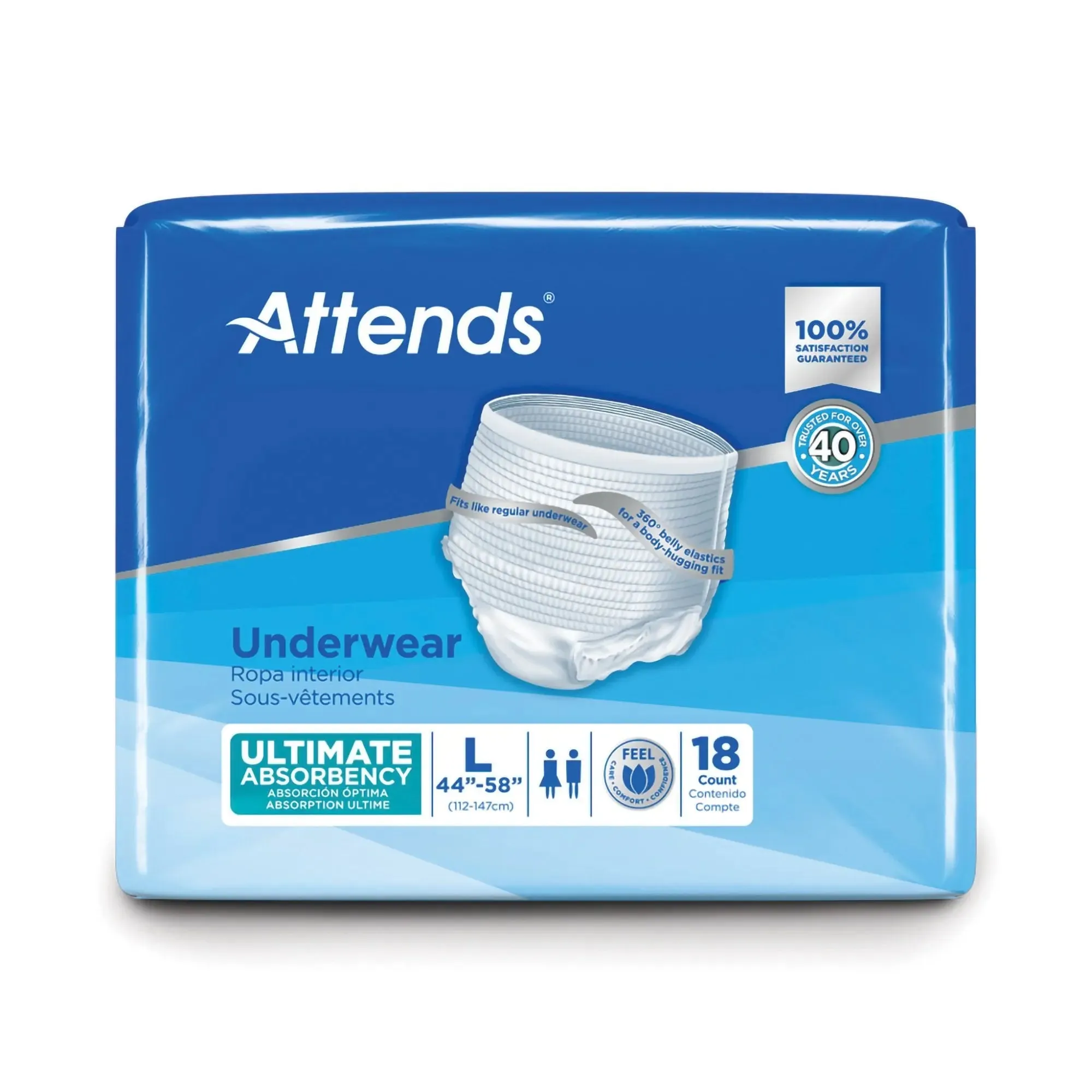 Attends® Advanced Underwear, Large