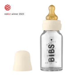 BIBS Baby Glass Bottle Complete Set (110 ml)