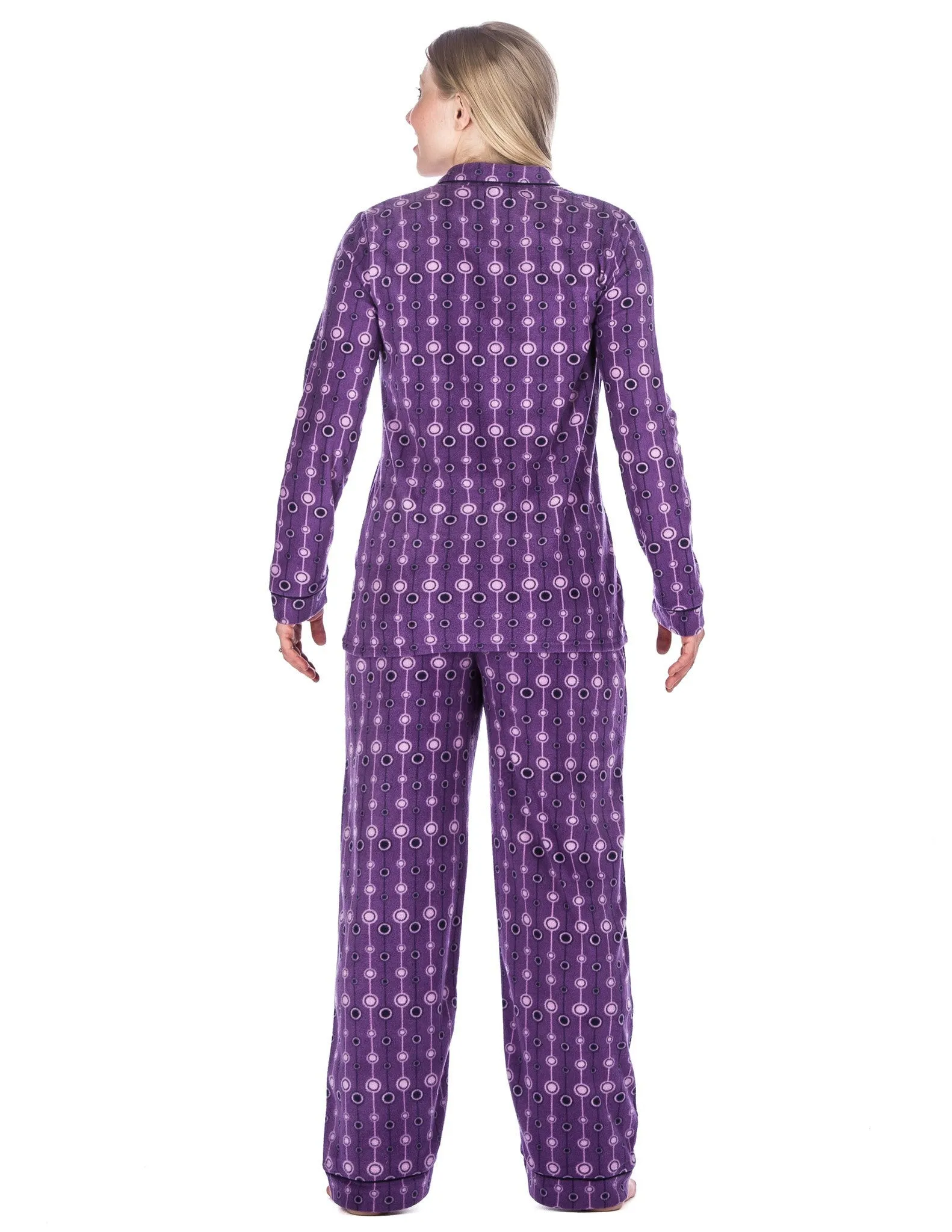 Box Packaged Women's Microfleece Pajama Sleepwear Set