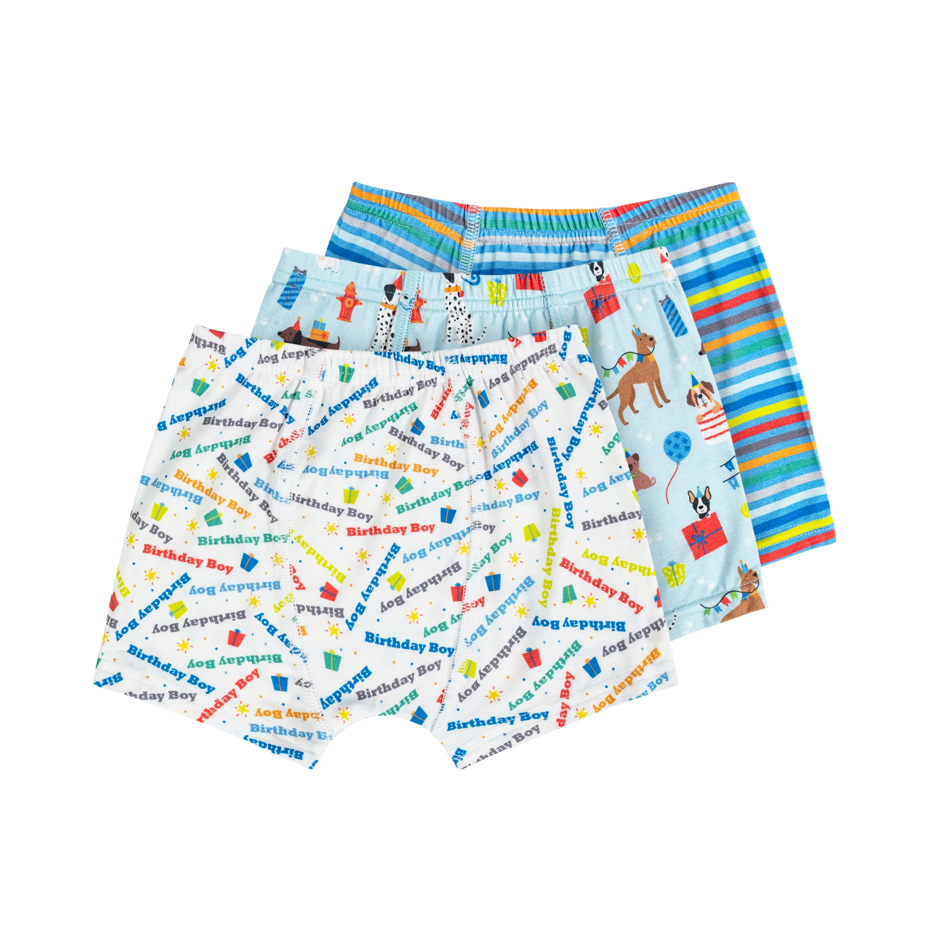 Boys Boxer Briefs - Pawty Dogs