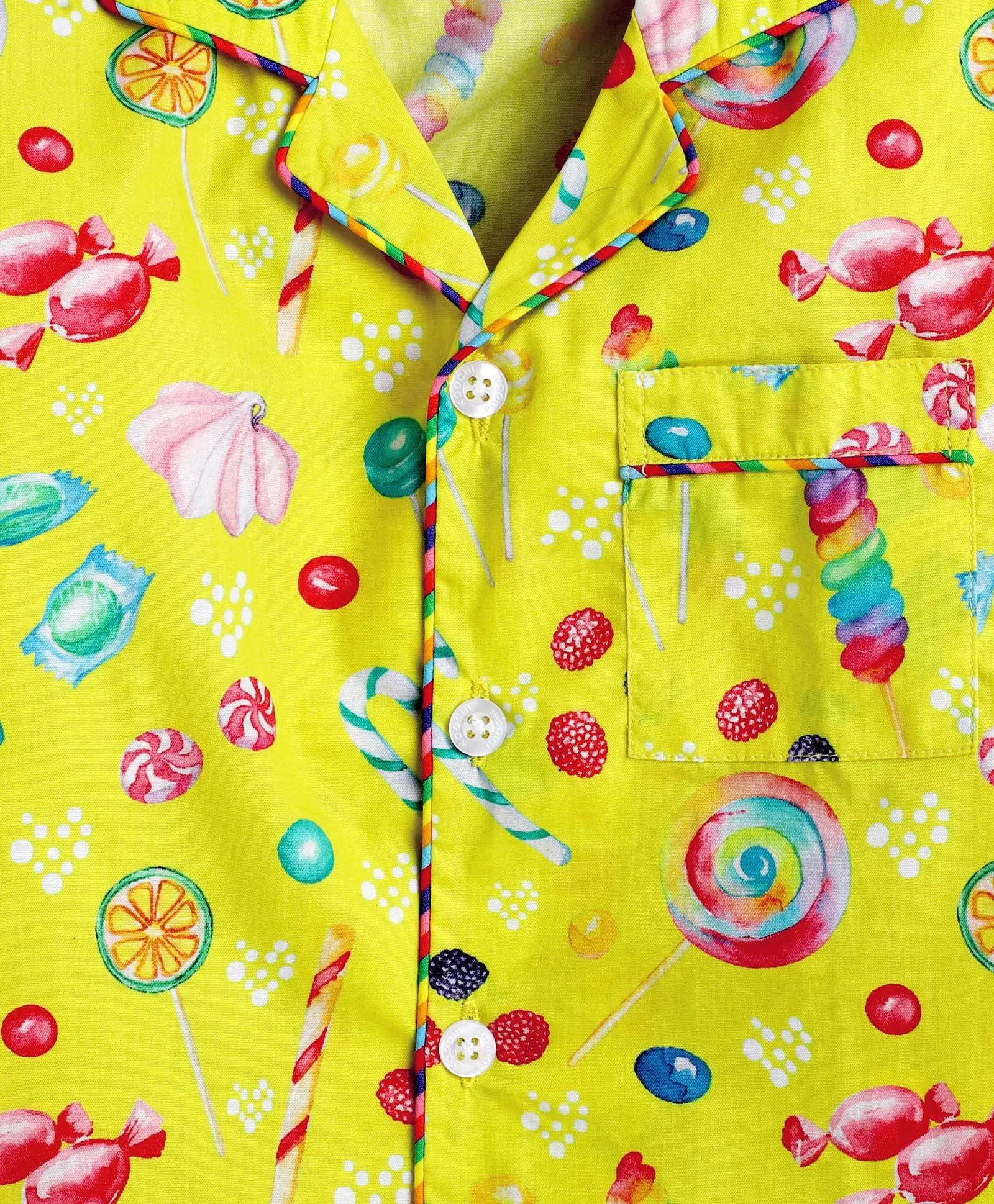 Candies Printed Night Suit Set For Girls