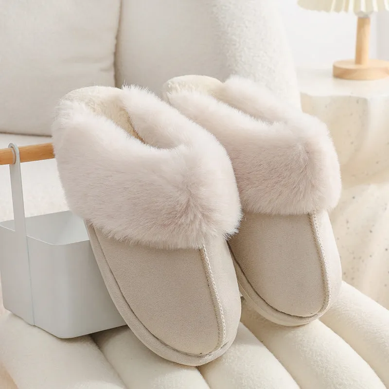 Coziest Cloud Haven: Fuzzy Warm Slippers