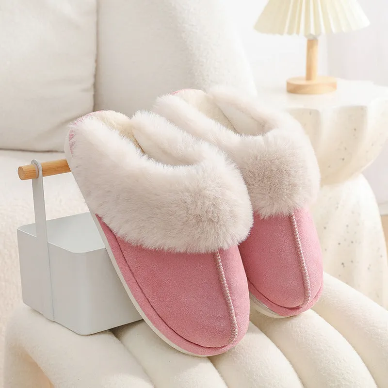 Coziest Cloud Haven: Fuzzy Warm Slippers