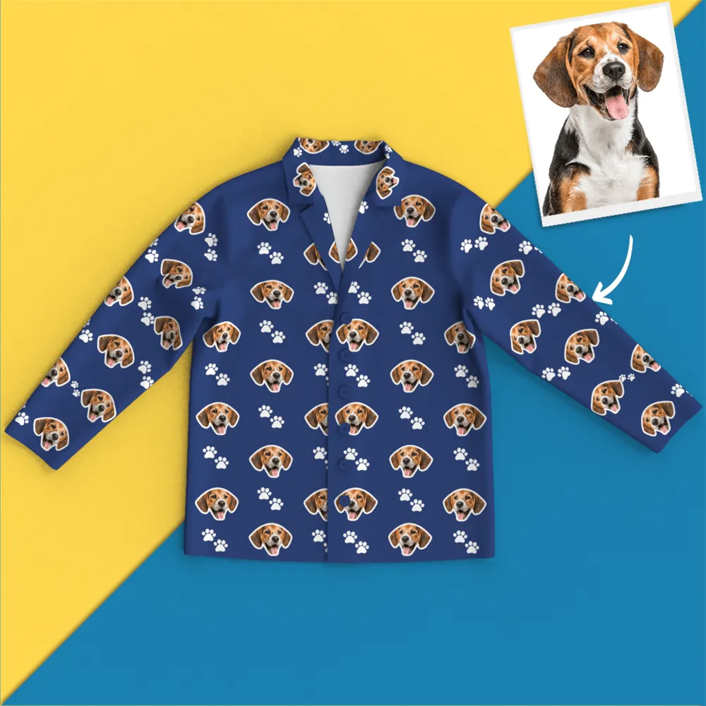 Custom Face Pajamas  - Pet Footprint