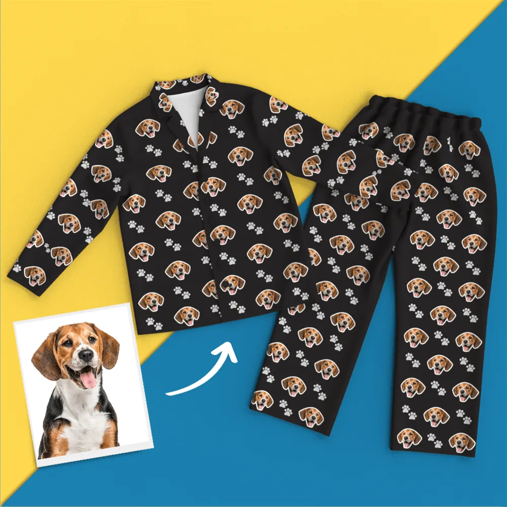 Custom Face Pajamas  - Pet Footprint