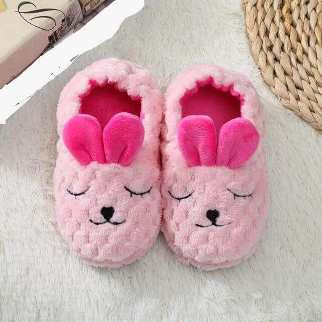 Cute Penguin Kids Slippers Comfortable Cotton Shoes