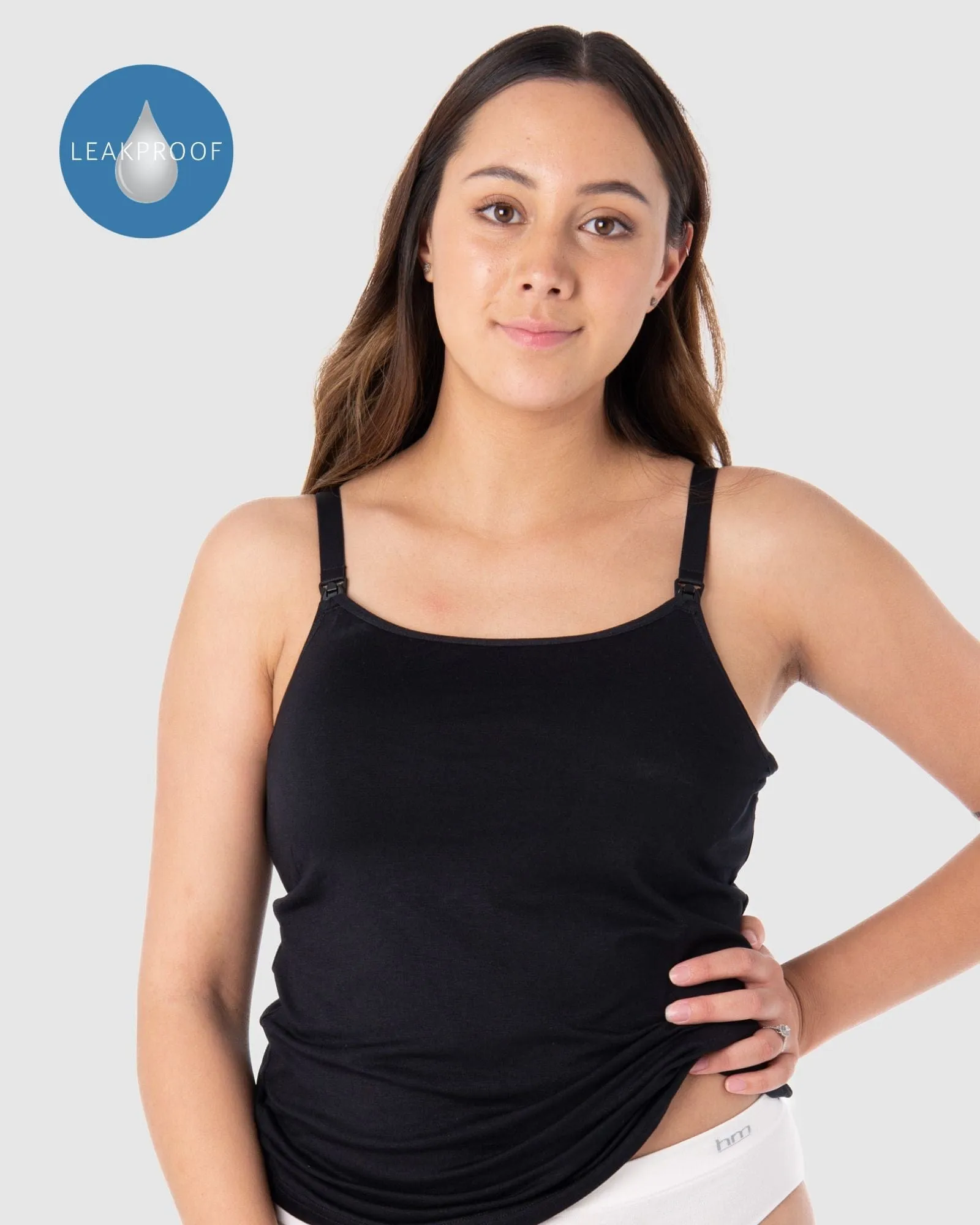 EMBRACE LEAKPROOF CONTOUR CAMI BLACK