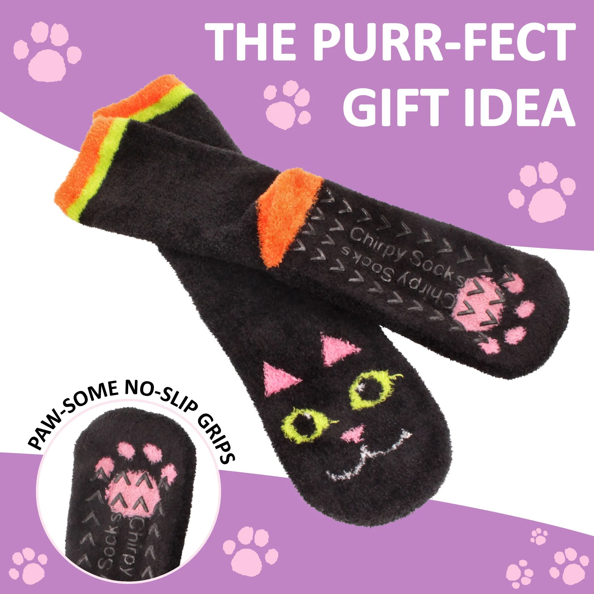 Fuzzy Cozy Microfiber Animal Socks Assortments - 3 Pairs