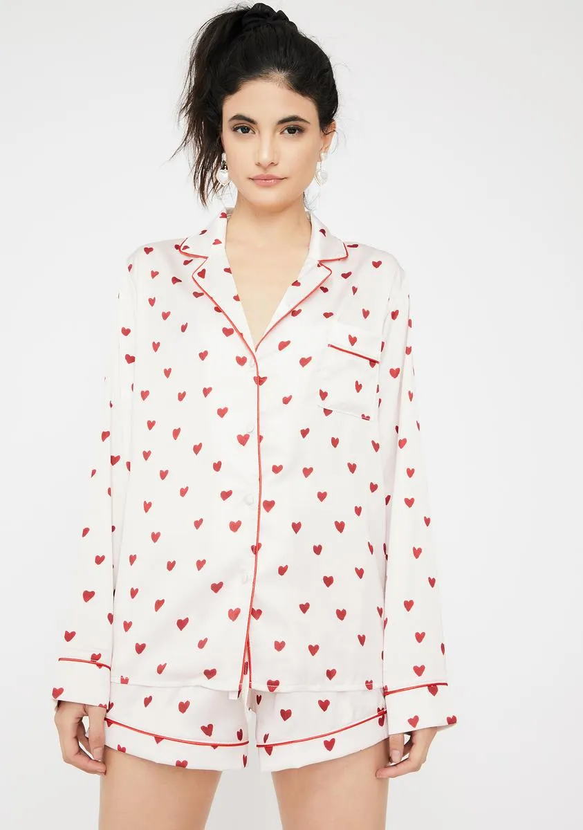 Heart On My Sleeve Pajama Set