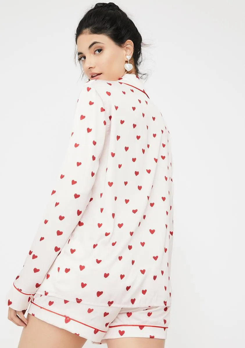 Heart On My Sleeve Pajama Set