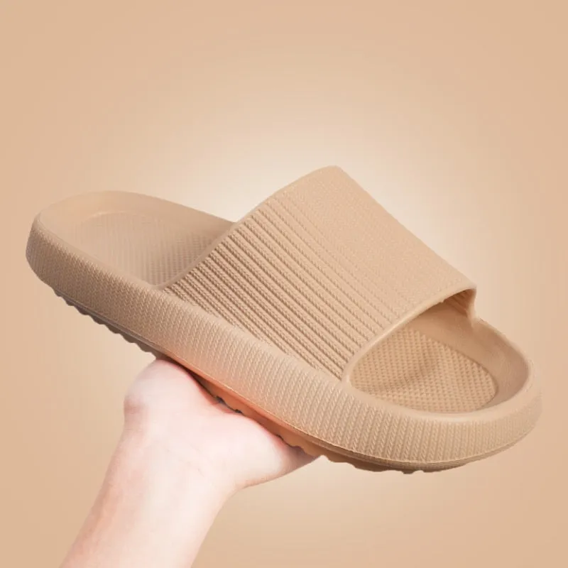 Hnzxzm Women Platform Slippers Summer Beach Eva Soft Sole Sandals Leisure Indoor Bathroom Anti-slip Zapatillas Chaussons