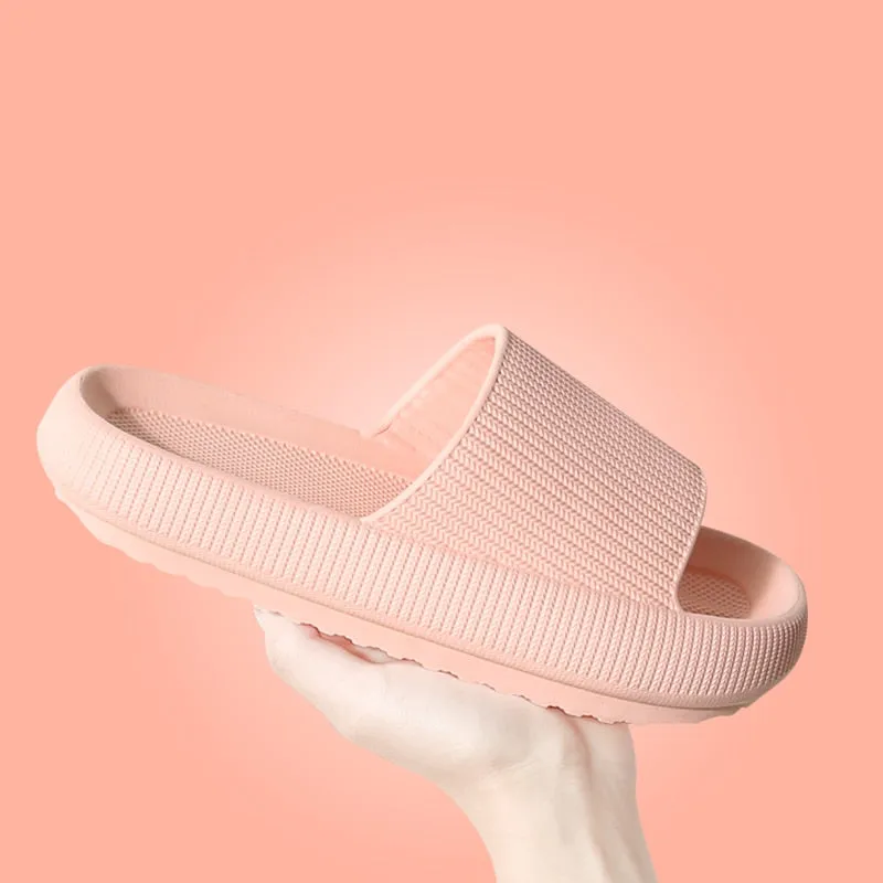 Hnzxzm Women Platform Slippers Summer Beach Eva Soft Sole Sandals Leisure Indoor Bathroom Anti-slip Zapatillas Chaussons