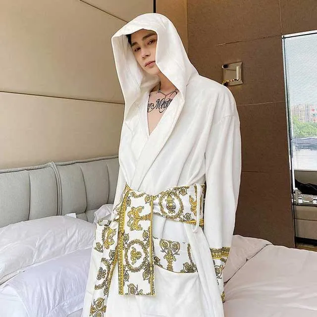 Hooded Japanese Bathrobe