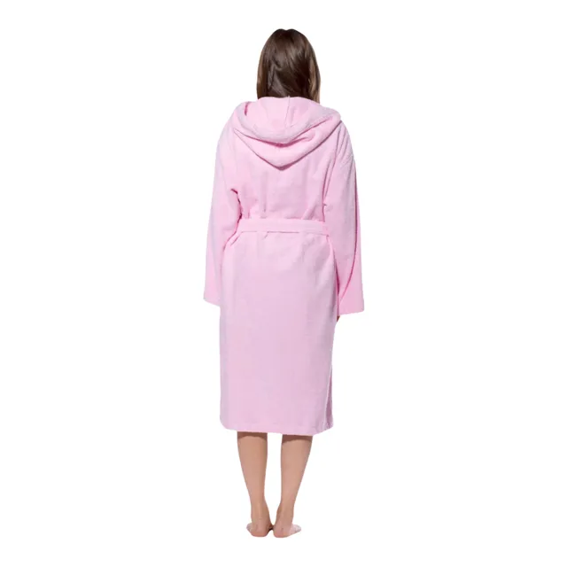 Hooded Terrycloth Robe for Women