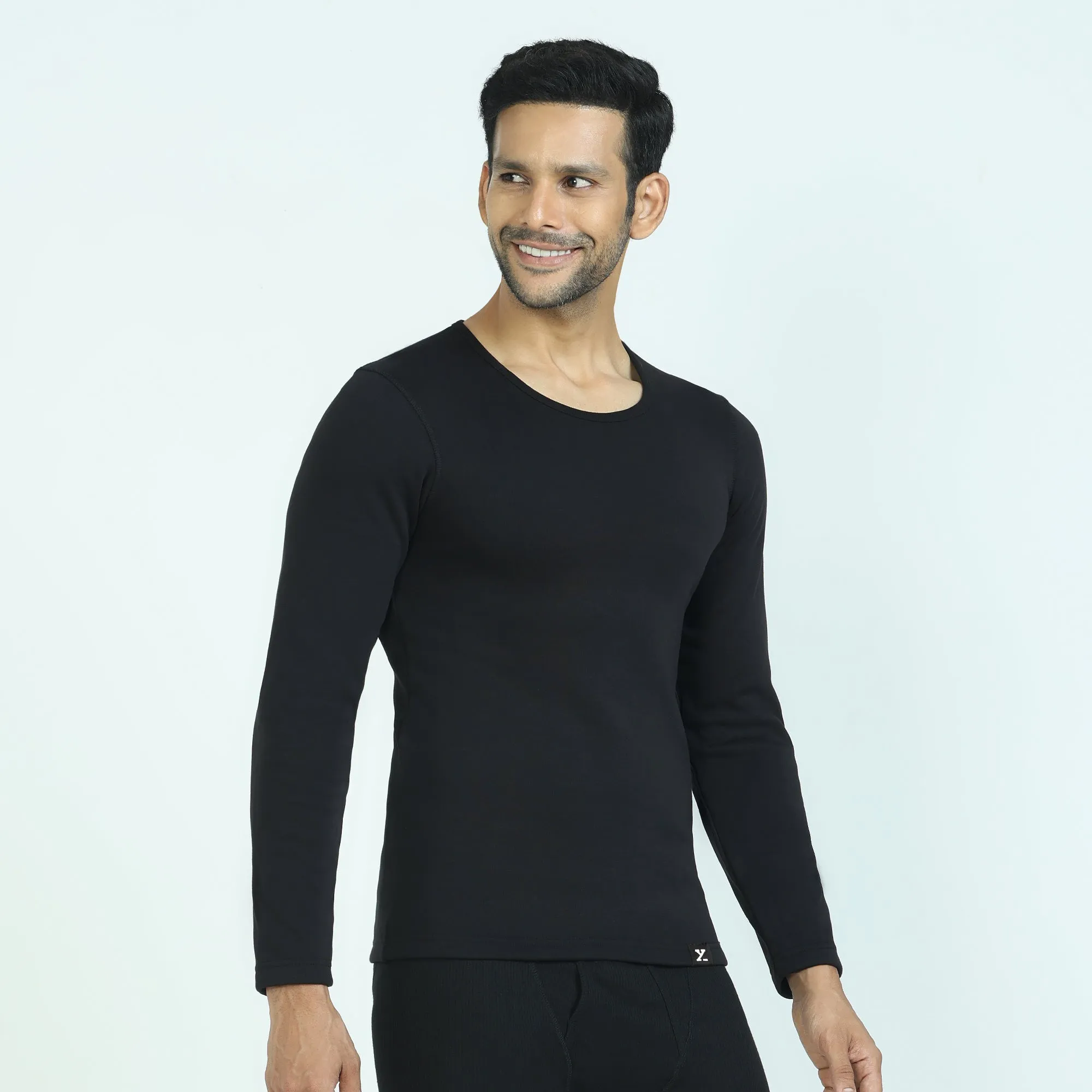 IntelliHeat Cotton Rich Fleece Full Sleeve Thermals