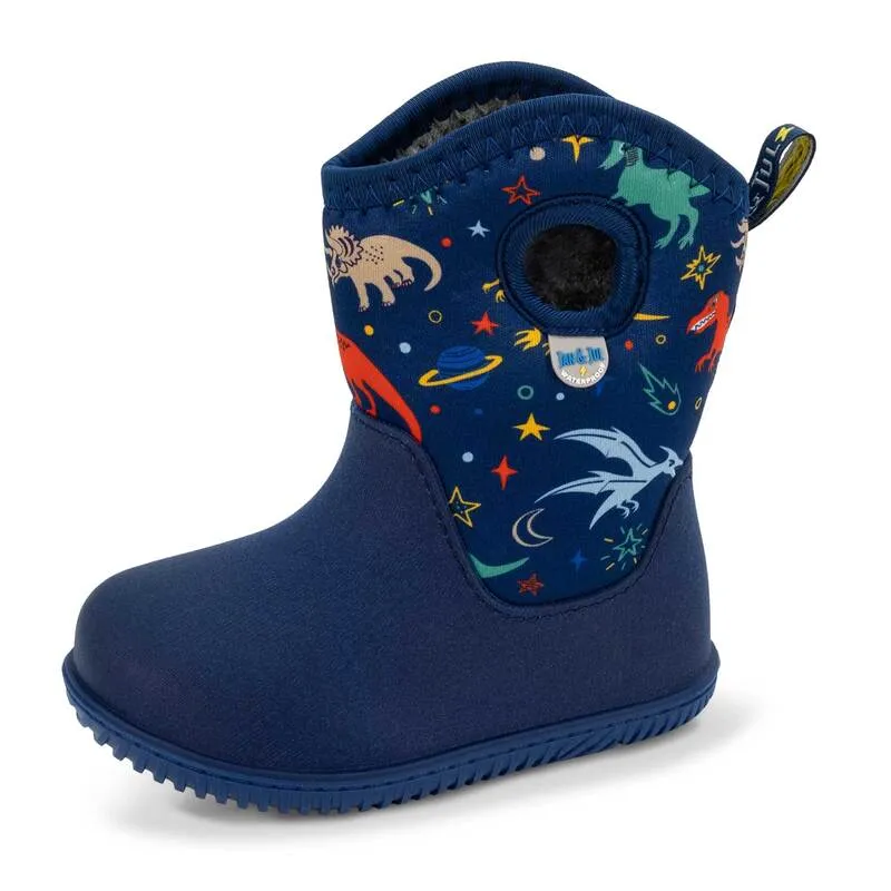 Jan & Jul Toasty-Dry Lite Winter Boots - Space Dinos