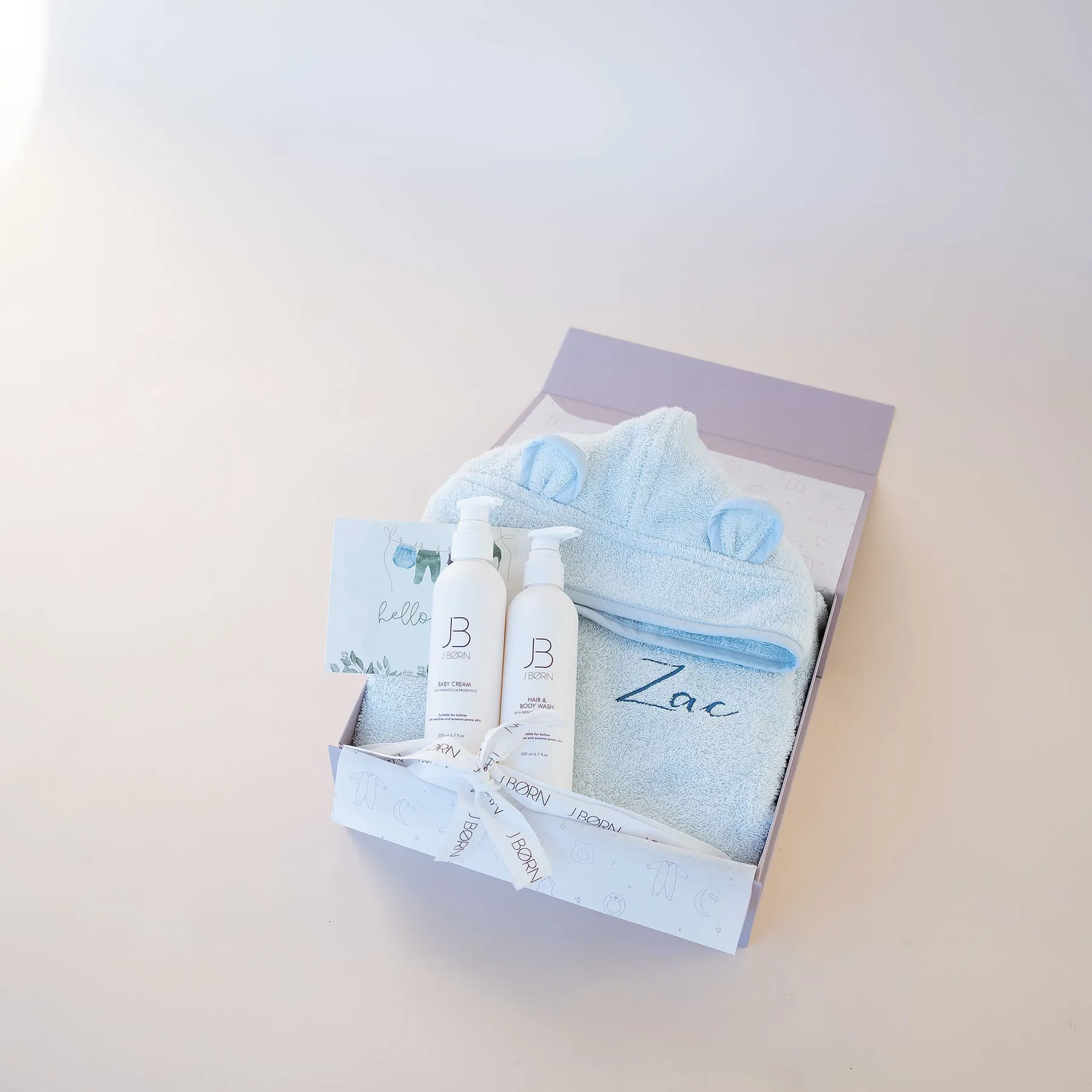 JBØRN Baby Gift Set | JBØRN Bath Robe & Skin Care