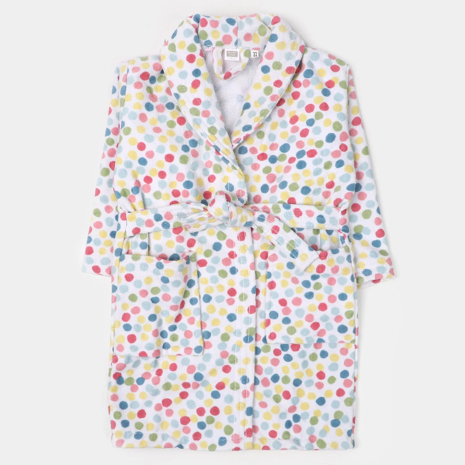 Kids Bathrobe Polka Dot | 3-6 Years