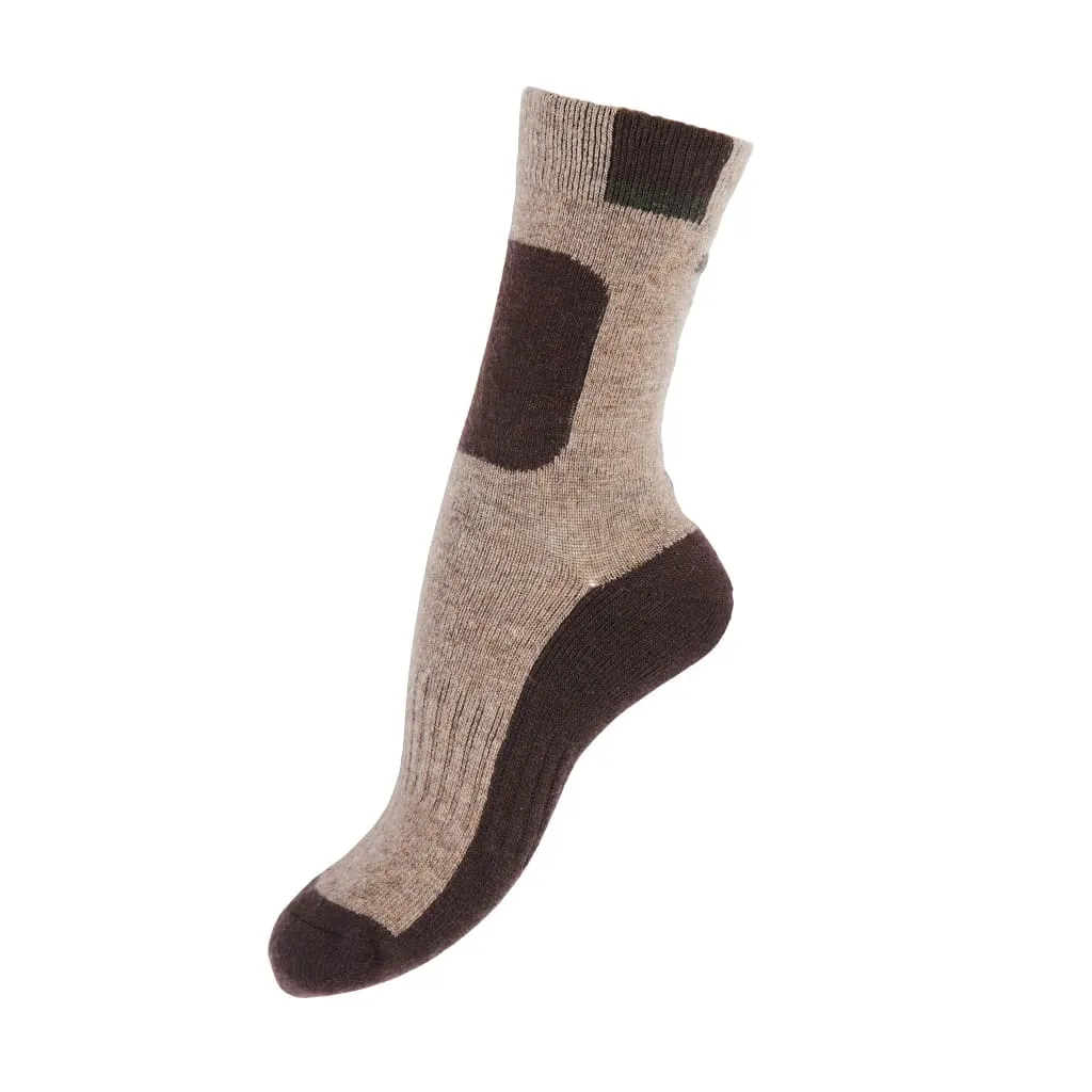 KL Unisex Wool Mix Sport Socks Story Brown Iron