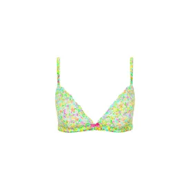 Lace Triangle Bra - Wild Flower