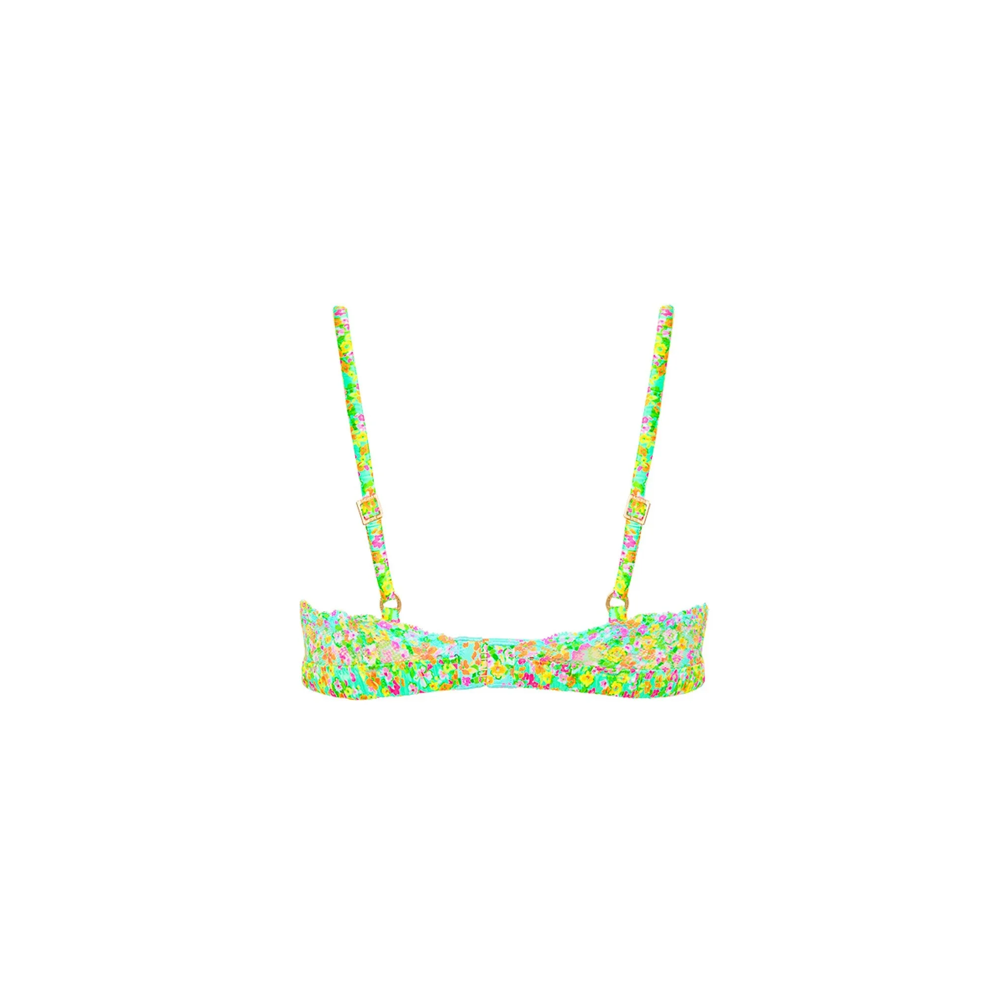 Lace Triangle Bra - Wild Flower