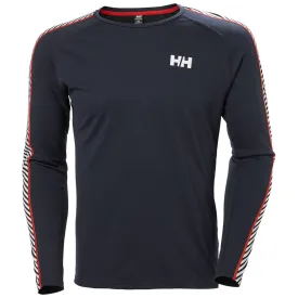 LIFA® ACTIVE Stripe Crew Base Layer - Navy