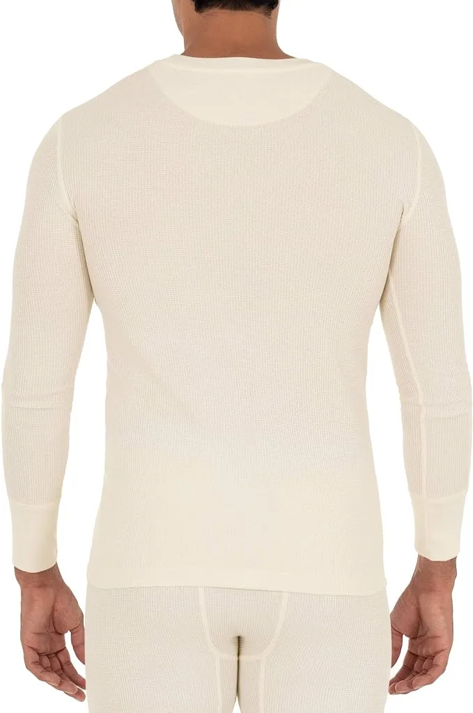 Magic Collection Men's Thermal 2 Piece Set - Cream