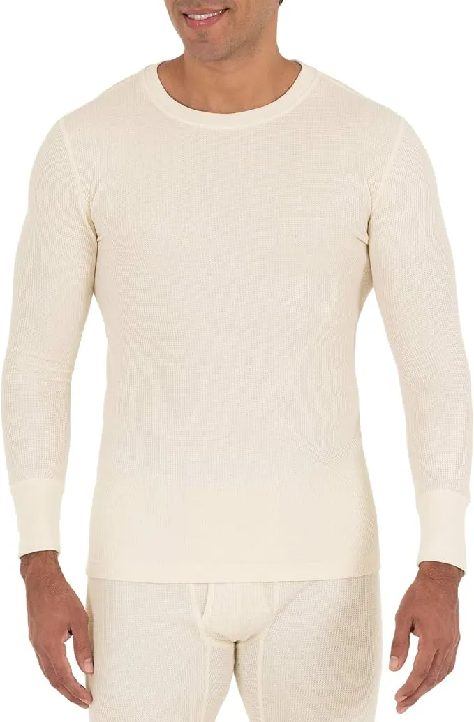 Magic Collection Men's Thermal 2 Piece Set - Cream