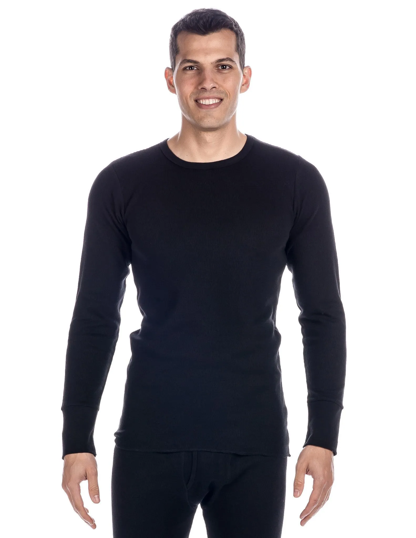 Men's Extreme Cold Waffle Knit Thermal Top and Bottom Set