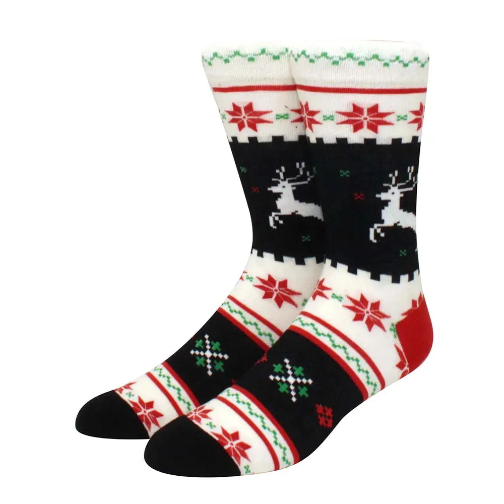 New Fashion Christmas Socks Fashion Christmas Tree Socks Gifts for Men and Women EU 38-44