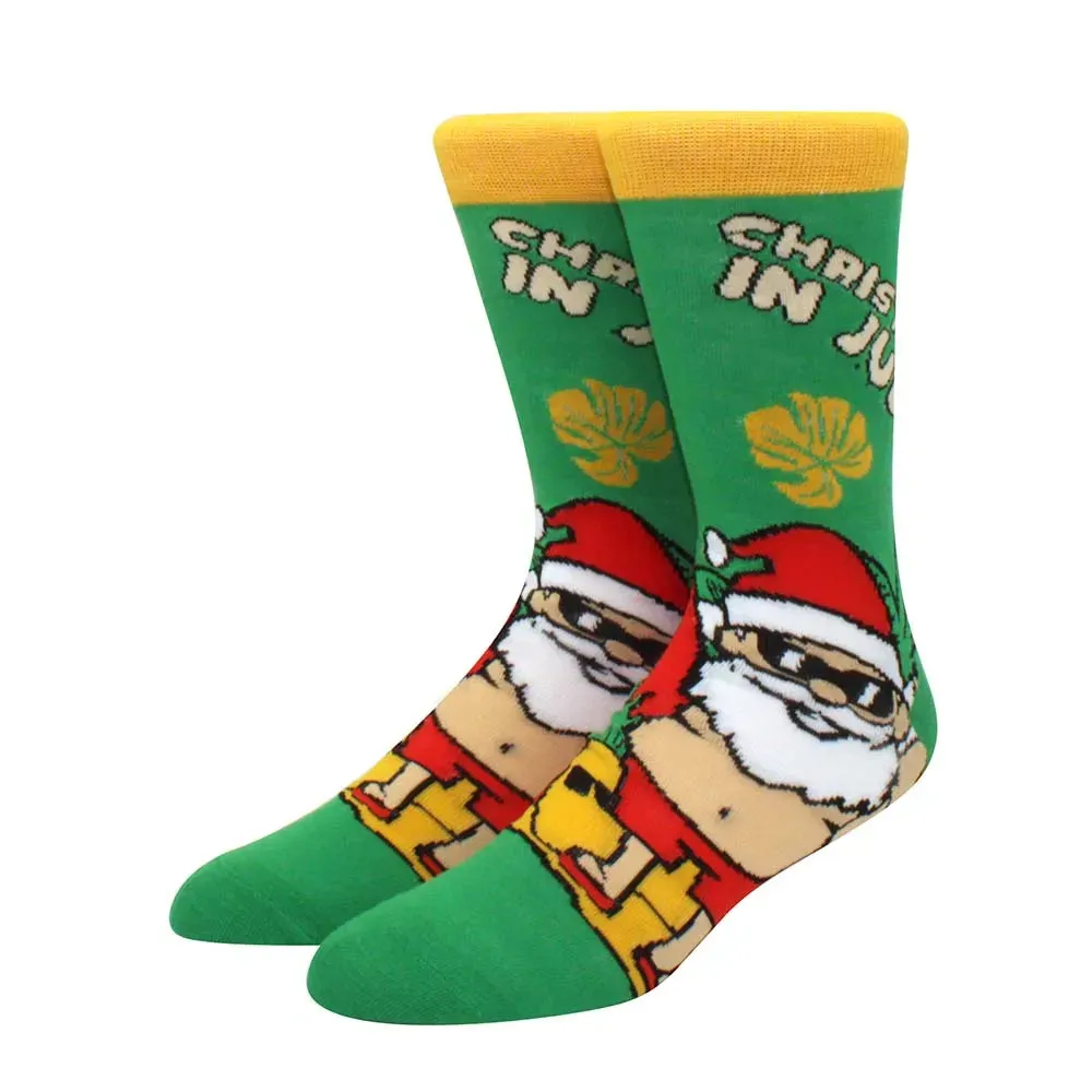 New Fashion Christmas Socks Fashion Christmas Tree Socks Gifts for Men and Women EU 38-44