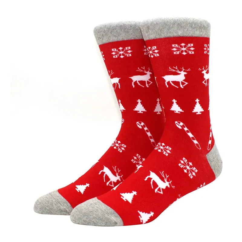 New Fashion Christmas Socks Fashion Christmas Tree Socks Gifts for Men and Women EU 38-44