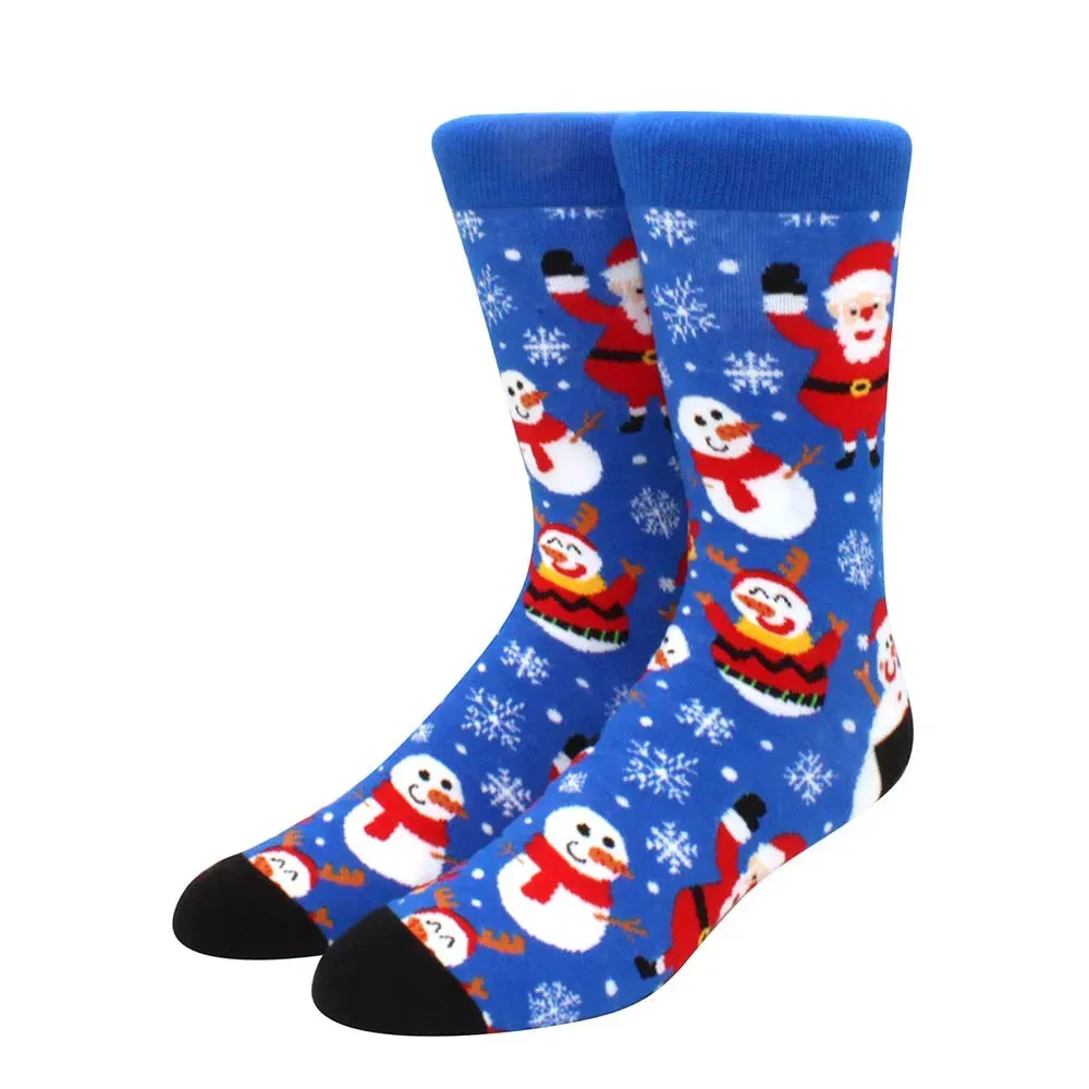 New Fashion Christmas Socks Fashion Christmas Tree Socks Gifts for Men and Women EU 38-44