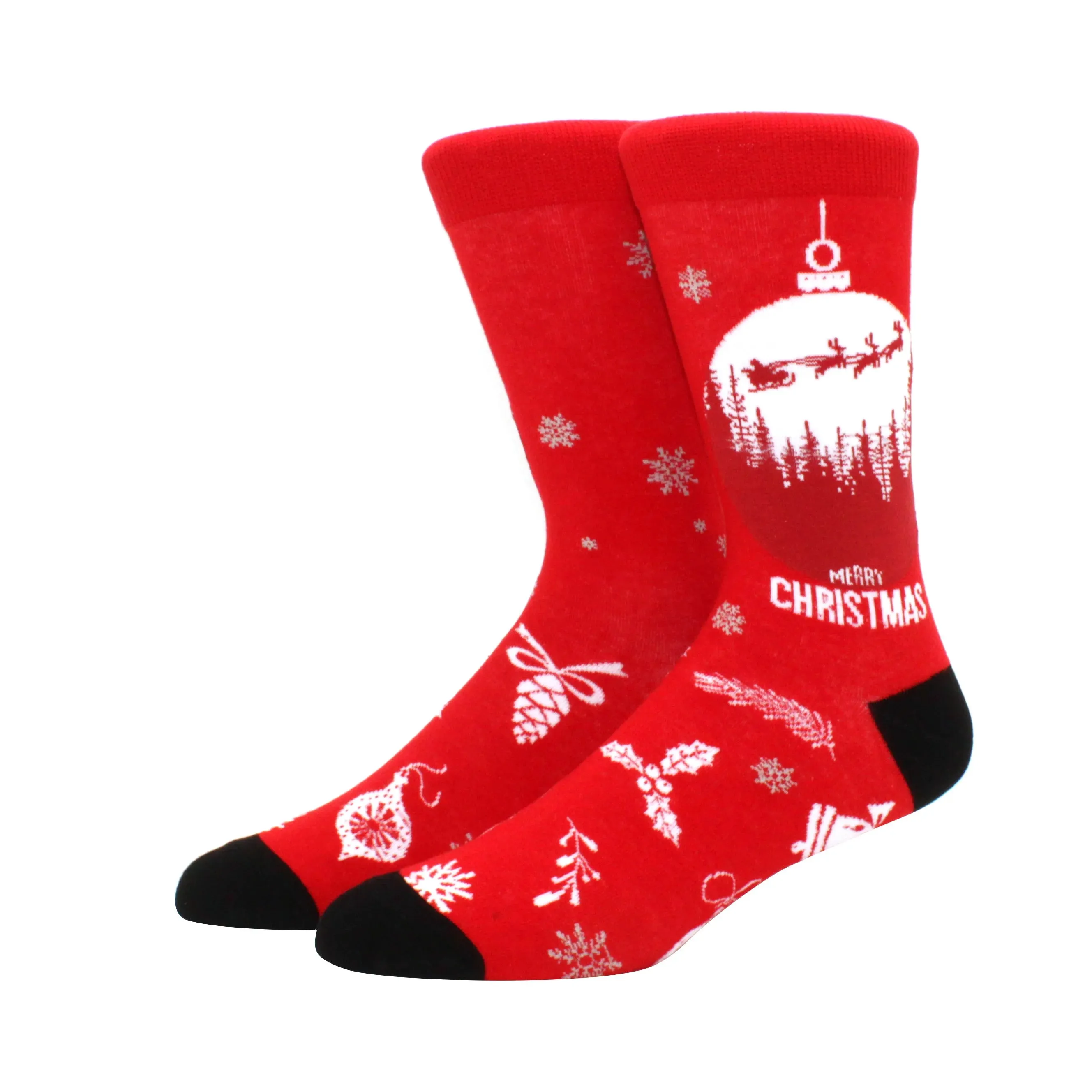 New Fashion Christmas Socks Fashion Christmas Tree Socks Gifts for Men and Women EU 38-44