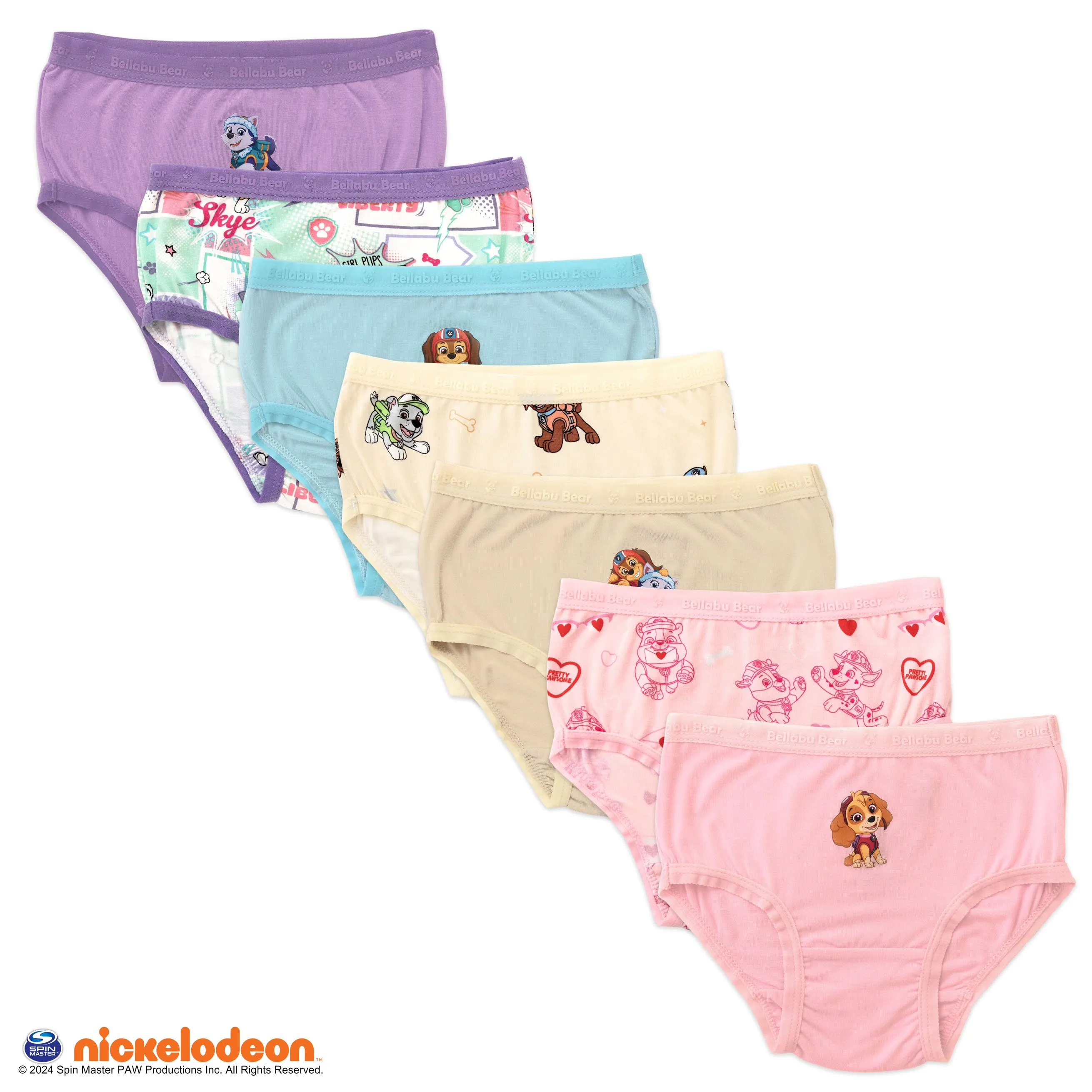 PAW Patrol Bamboo Girls' Underwear 7-Pack