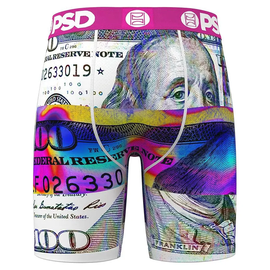 PSD Men's Multicolor Thermal $Plit Boxer Briefs Extra Large Underwear - 224180019-MUL-XL