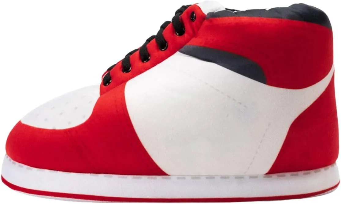 Red Flash Oversized Sneaker Slippers