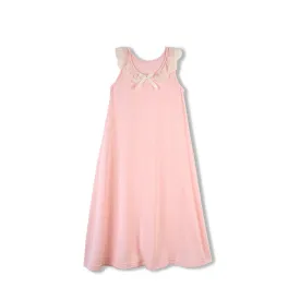 SABRINA GIRLS’ JERSEY COTTON NIGHTGOWN PINK