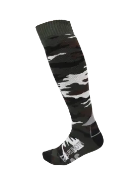 Scottish-Camo Men Ski Socks | Pine Green