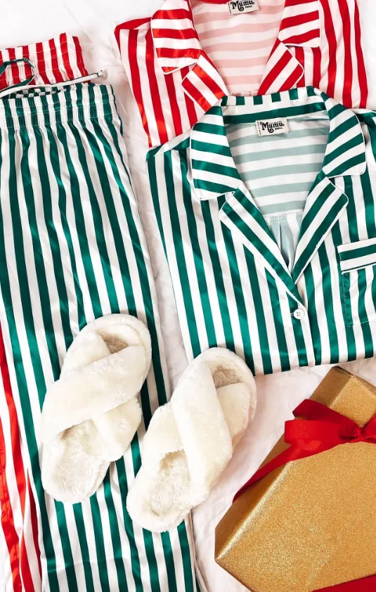 Show Me Your Mumu Classic PJ Set - Holiday Stripe