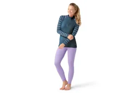 Smartwool | Classic Thermal Merino Base Layer 1/4 Zip | Women's | Ultra Violet Stripe