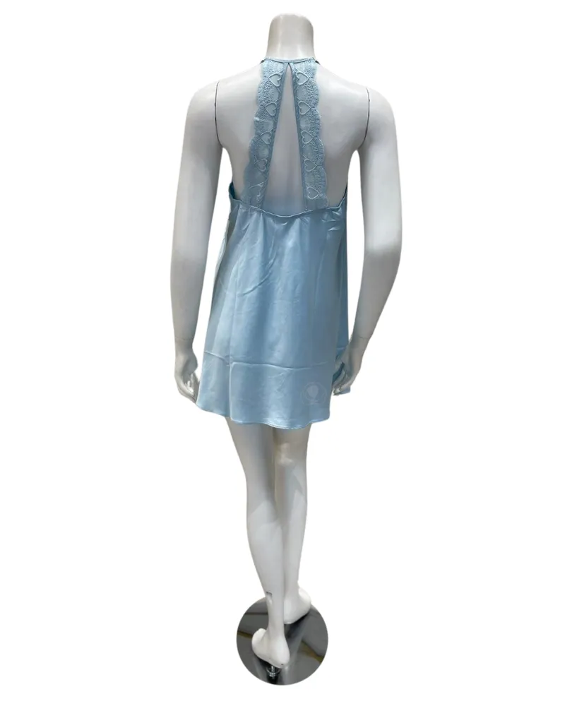 T90484 T90482 Kit Blue Chemise & Kimono Set