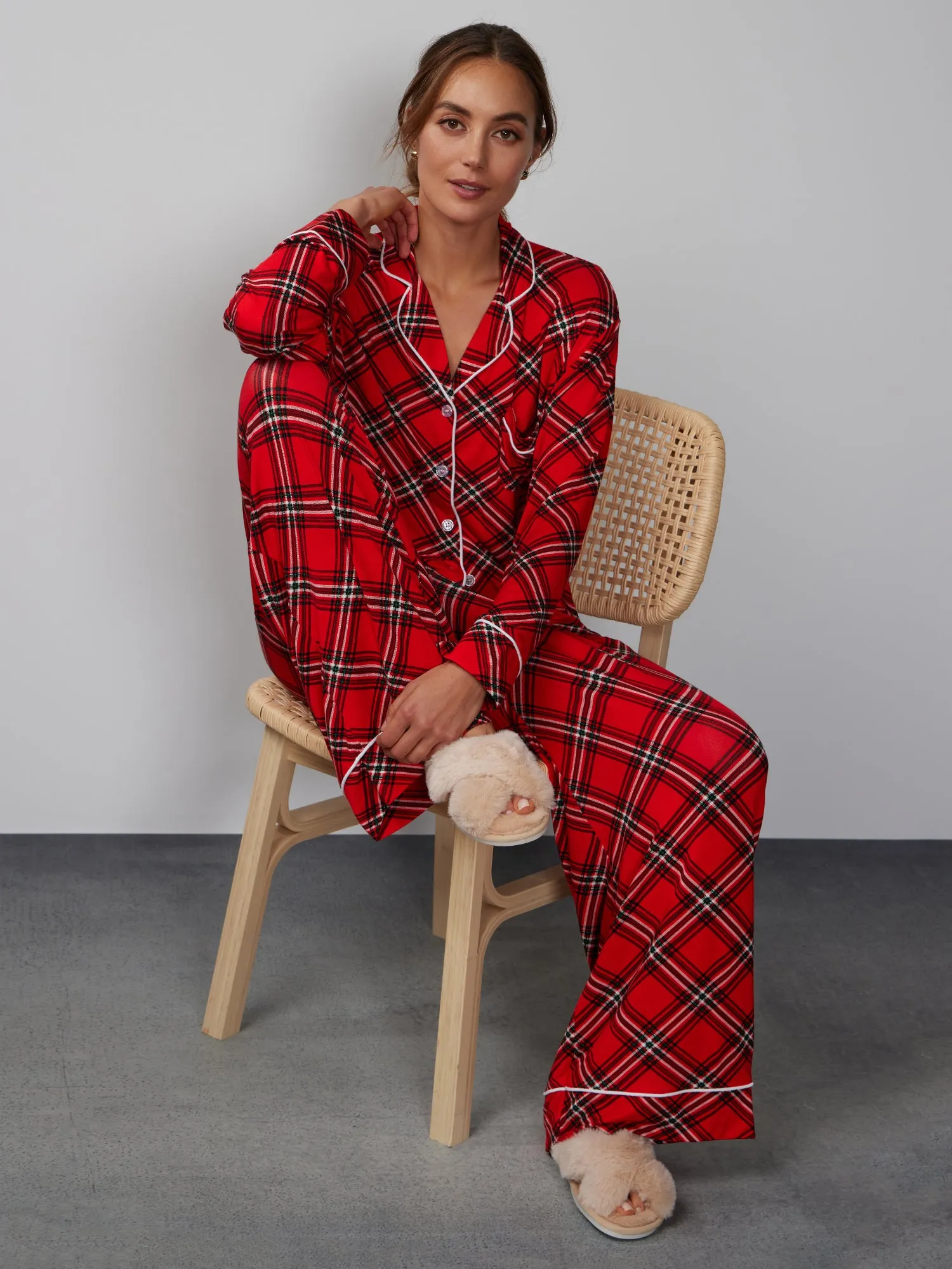 Tartan Plaid Pajama Set