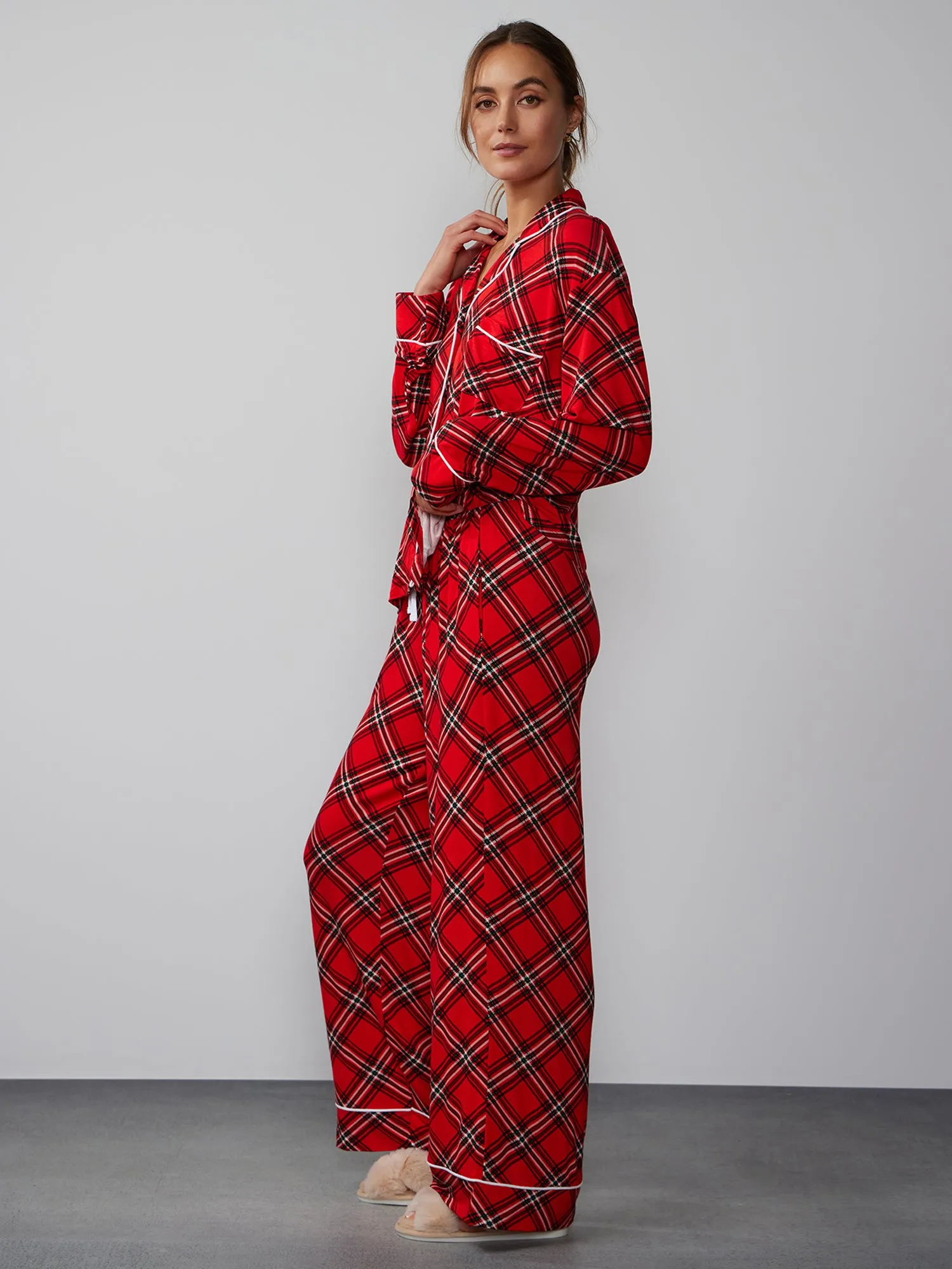 Tartan Plaid Pajama Set