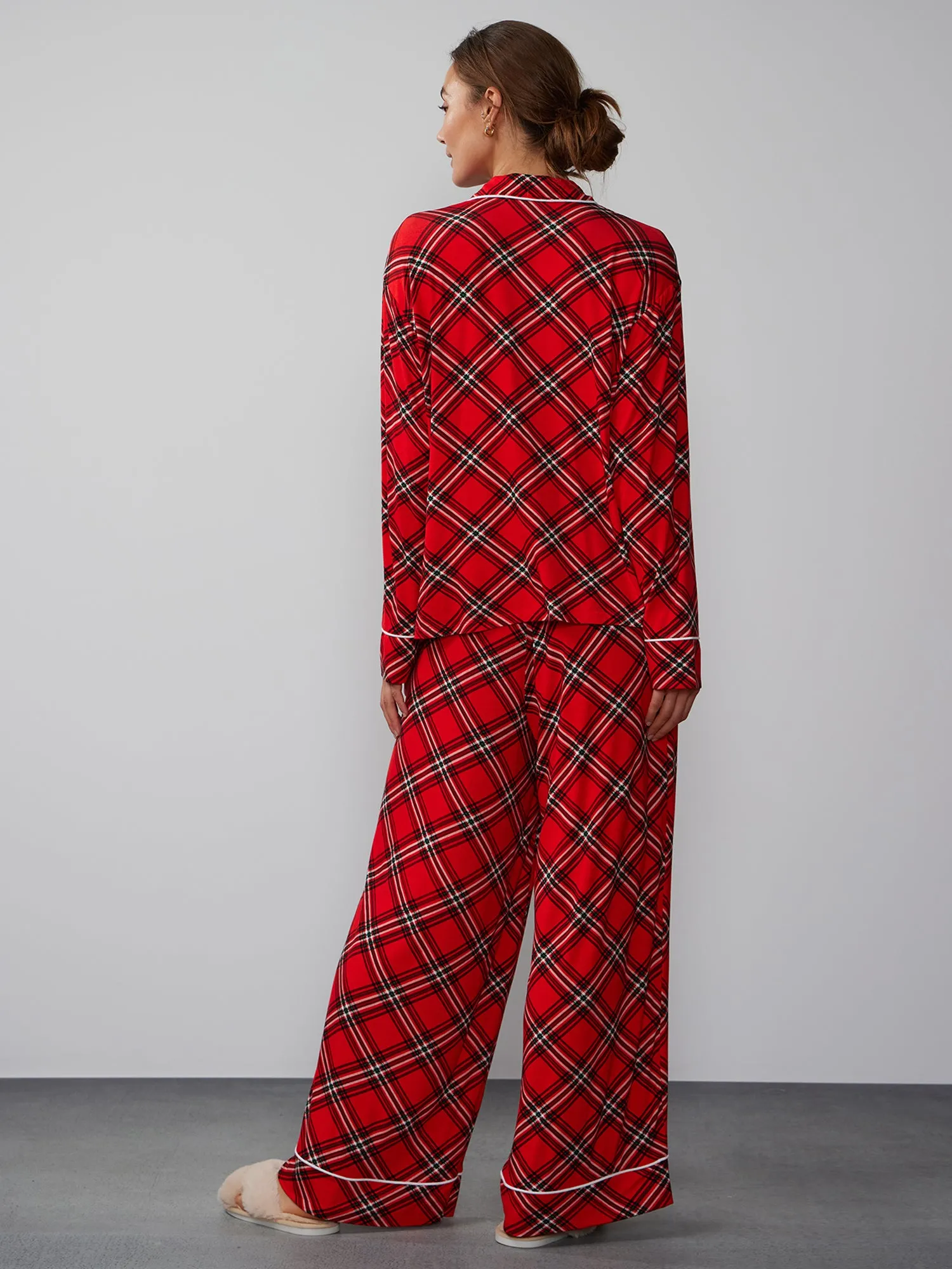 Tartan Plaid Pajama Set