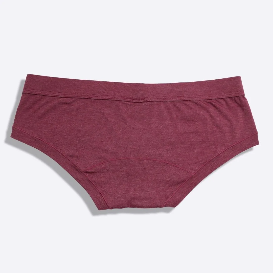 The Burgundy Heather Brief