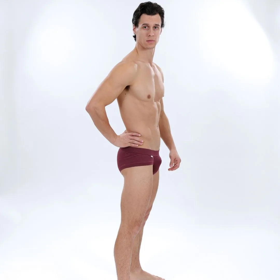 The Burgundy Heather Brief