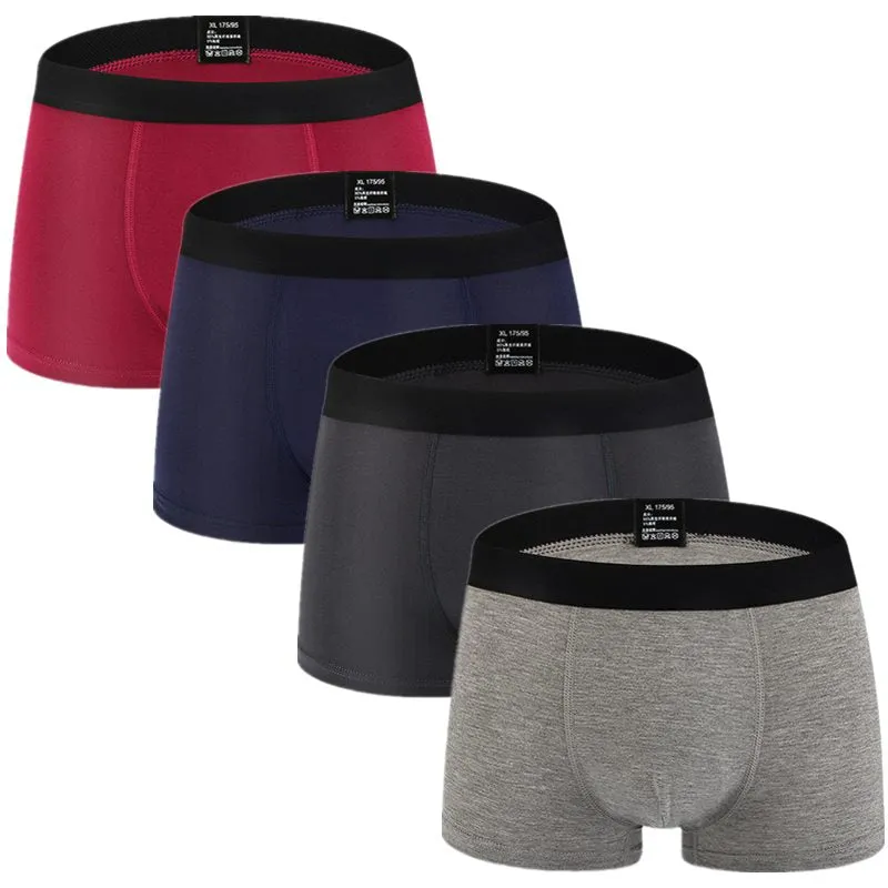 West Louis™ Short Breathable Trunk Thermal Boxers 4Pcs